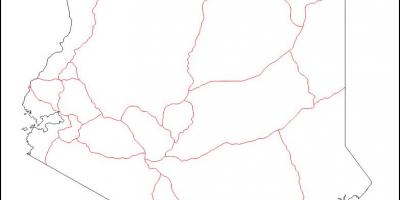 Κένυα κενό χάρτη